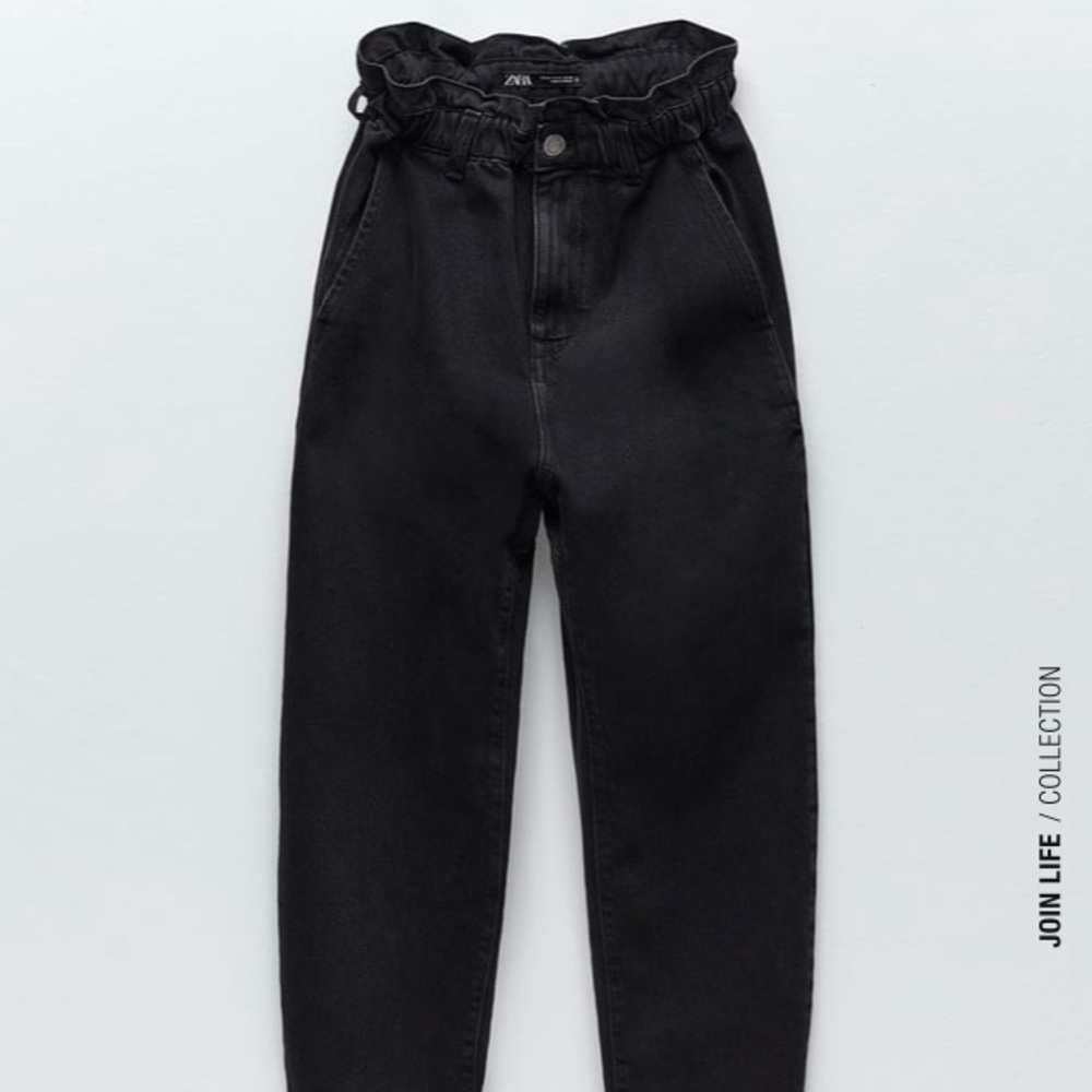 Zara paperbag jeans 👖fits like a size 4